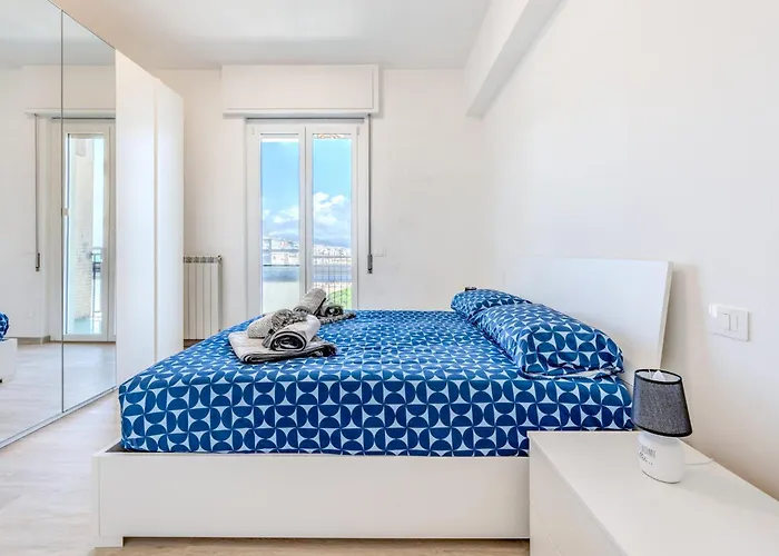 Attico Vista Mare - Free Wifi & Ac - 1 Minuto *